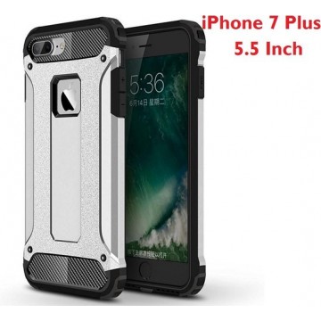 iPhone 7 Plus 5.5 inch Hoesje Slim Body Armor Case Protective Hybrid Case Zliver