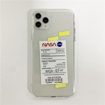 NASA  iPhone XR Hoesje - Transparant  Siliconen Case