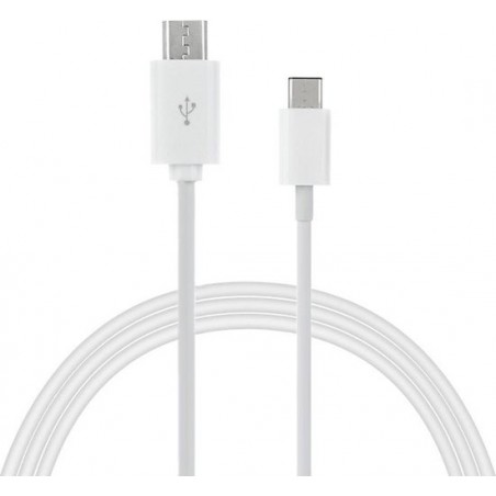 MMOBIEL USB-C naar USB-A Kabel 3.0 (1 meter) (WIT) - Oplaadkabel - Laadsnoer - Type C - Date-en Laadkabel - Snellader