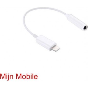 Aux 3.5 mm naar Lightning adapter voor Iphone en Apple Tablet - muziek en audio luisteren