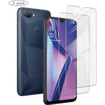 Oppo A12 Screenprotector Glas - Tempered Glass Screen Protector - 2x