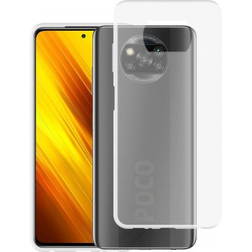 Xiaomi Poco X3 hoesje - Soft TPU case - transparant