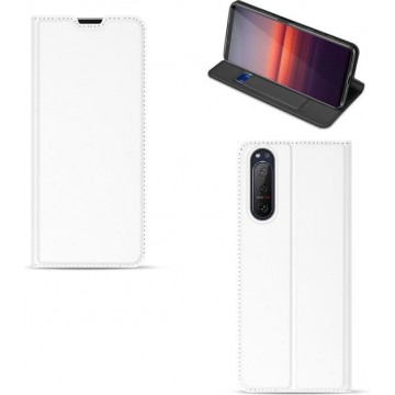 Sony Xperia 5 II Bookcase Hoesje Wit met Pashouder