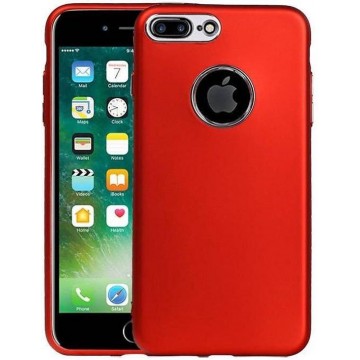 Design TPU Hoesje voor iPhone 7 Plus / 8 Plus Rood