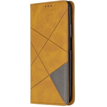 Huawei P Smart Pro Hoesje - Geometric Book Case - Bruin