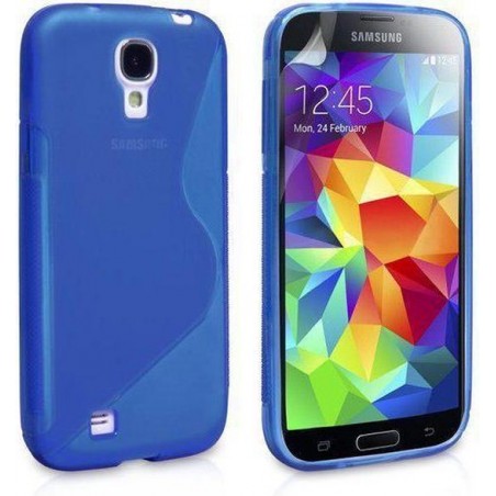 Comutter Silicone hoesje Samsung Galaxy S5 blauw