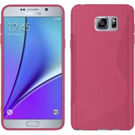 Samsung galaxy Note 5 hoesje slicone s tpu case roze