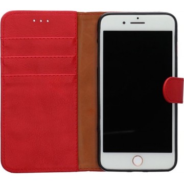 iPhone 7 Plus book case hoesje Red