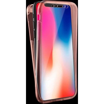 Let op type!! For   iPhone X / XS   .75mm Double-sided Full Coverage TPU Protective Case Back Cover(Grey)