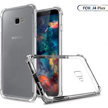 Shock Proof case hoesje voor Samsung Galaxy J4 Plus - Transparant