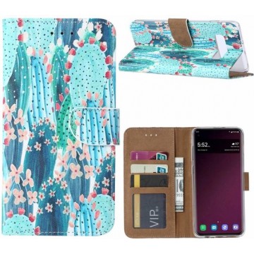 iPhone 12 Mini Hoesje bookcase / wallet case portemonnee Wit En 2x Screenprotector