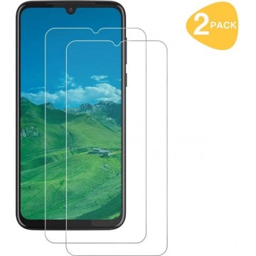 Motorola Moto G8 Plus Screenprotector Glas - Tempered Glass Screen Protector - 2x