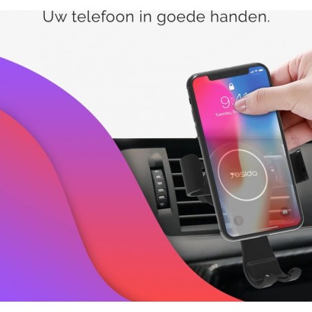 Universele Telefoonhouder Ventilatie Zelfsluitend van Yesido