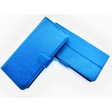 Apple iPhone X/XS Donker Blauw Portemonnee Wallet Case -TPU  hoesje met pasjes Flip Cover - Boek  beschermend Telefoonhoesje