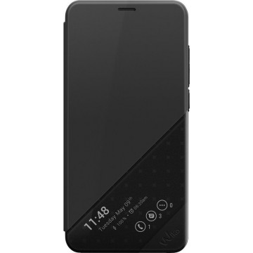 Wiko smart booklet case - black - for Wiko View