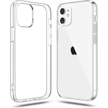 E-HART - iPhone 12 mini (5.4) Case-hoesje-inclusief screenprotector-5.4inch 2020-transparant-Hoesje iPhone 12 mini (5.4)