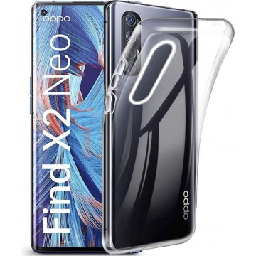 Oppo Find X2 Neo hoesje - Soft TPU case - transparant