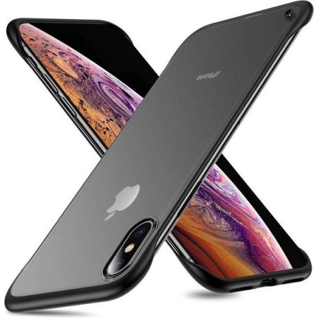 iPhone Xr slim case met bumpers - zwart