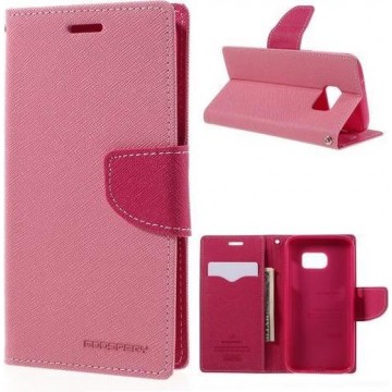 Mercury Fancy Diary wallet hoesje Samsung Galaxy S7 roze
