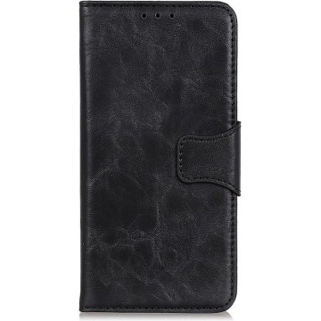 Shop4 - Motorola Moto E7 Plus Hoesje - Wallet Case Cabello Zwart