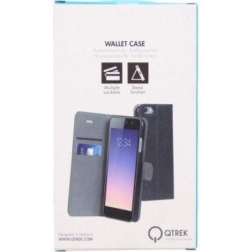 Qtrek Samsung Galaxy S7 Wallet Case Black