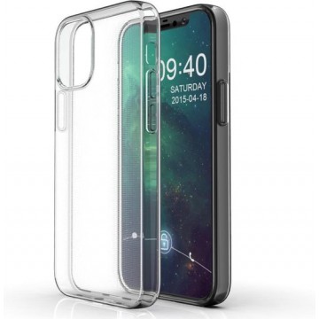 Apple Iphone 12 / 12 Pro siliconen hoesje transparant