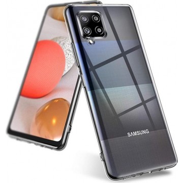 MMOBIEL Siliconen TPU Beschermhoes Voor Samsung Galaxy A42 (5G) A426 6.6 inch 2020 Transparant - Ultradun Back Cover Case