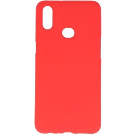 Color Backcover voor Samsung Galaxy A10s Rood