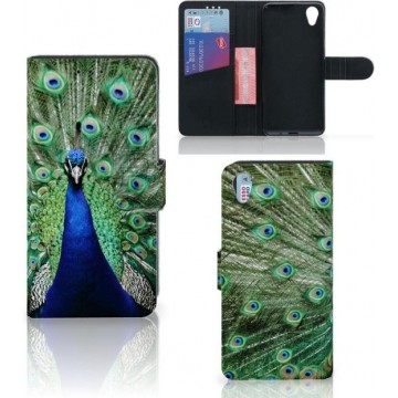 Wallet Book Case Sony Xperia X GSM Hoesje Pauw