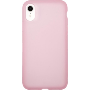 BMAX Latex soft case hoesje voor Apple iPhone Xr / Soft cover / Telefoonhoesje / Beschermhoesje / Telefoonbescherming - Roze