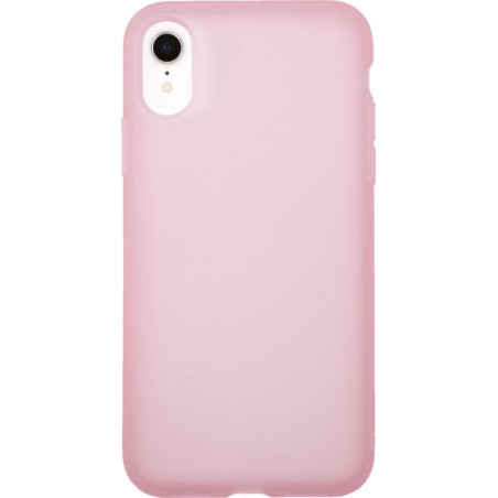 BMAX Latex soft case hoesje voor Apple iPhone Xr / Soft cover / Telefoonhoesje / Beschermhoesje / Telefoonbescherming - Roze