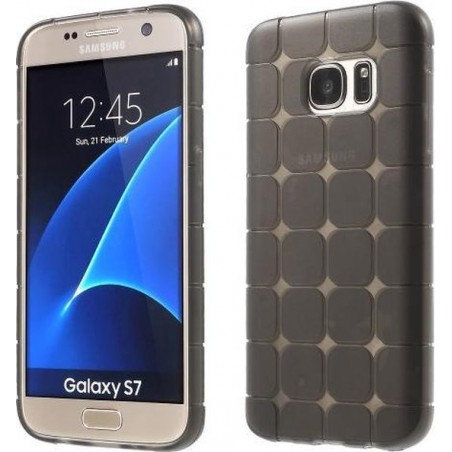 Magic Cube Silicone hoesje grijs Samsung Galaxy S7