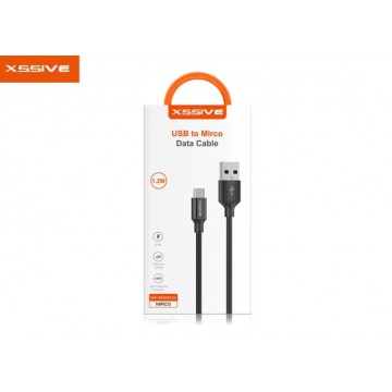 Xssive Premium Series Gevlochten Micro USB Kabel - 1 meter
