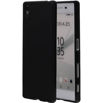 TPU Backcover Case Hoesje voor Sony Xperia X F5122 Zwart