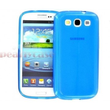 Samsung Galaxy S3 Neo i9300i Silicone Case dark hoesje Blauw