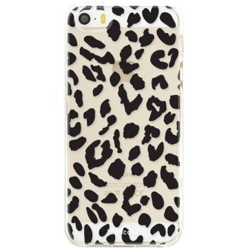 FOONCASE iPhone 5 / 5S hoesje TPU Soft Case - Back Cover - Luipaard / Leopard print