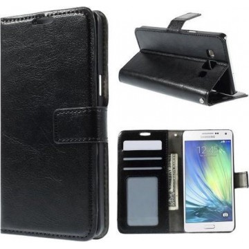 Cyclone wallet hoesje Samsung Galaxy A3 2015 zwart