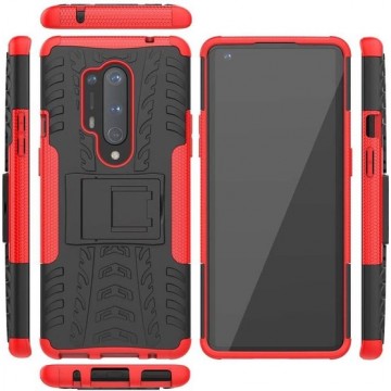 OnePlus 8 Pro Hoesje - Schokbestendige Back Cover - Rood