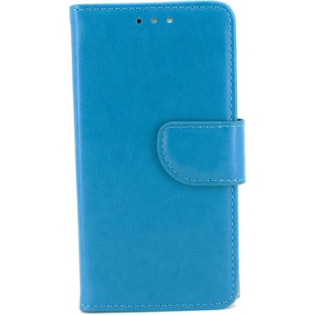 Xssive Hoesje voor Sony Xperia X Compact - Book Case - geschikt voor pasjes - turquoise