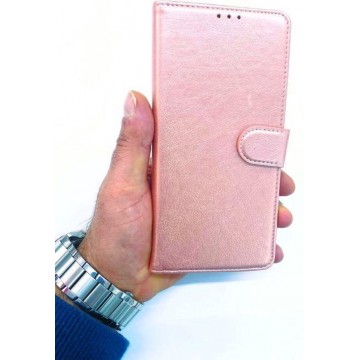 Apple iPhone X/XS Rose Portemonnee Wallet Case -TPU  hoesje met pasjes Flip Cover - Boek  beschermend Telefoonhoesje