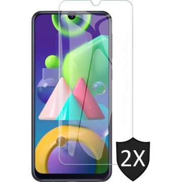 Samsung M21 Screenprotector - Samsung Galaxy M21 Screenprotector - Screen Protector Glas - 2 Stuks