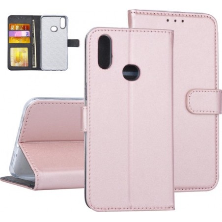 Samsung Galaxy A10s Rose Gold Booktype hoesje Pasjeshouder (A107F)