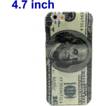 iphone 6 / 6s (4.7 inch) One Hundred US Dollar TPU Cover, hoesje, case