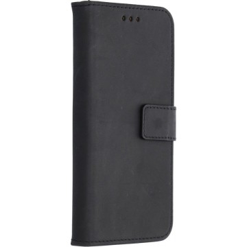 iPhone 7 Plus Leather book case hoesje Black