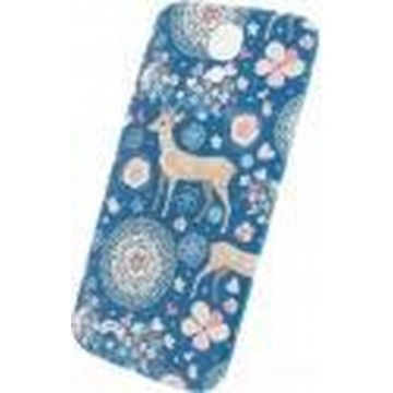 Xccess Battery Cover Samsung Galaxy S4 I9500/9505 Fantasy Blue Deer