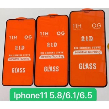 Screenprotector voor Apple iPhone 11 / iPhone XR full screen 6.1 inch tempered glass (glazen screenprotector)