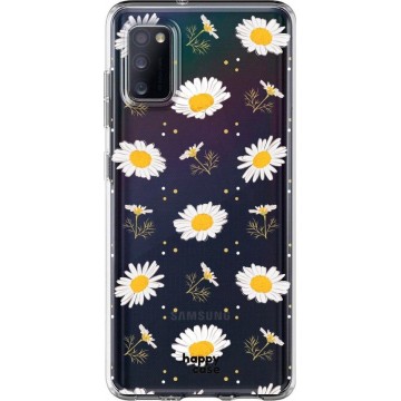 HappyCase Samsung Galaxy A41 Flexibel TPU Hoesje Bloemen print