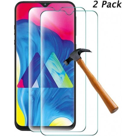 2 Stuks Screenprotector Tempered Glass Glazen Gehard Screen Protector 2.5D 9H (0.3mm) - Samsung Galaxy A10