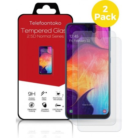 Samsung A40 Glazen Screenprotector 2 x | Gehard Beschermglas | Tempered Glass