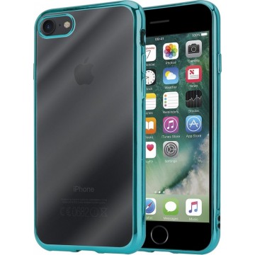 groene metallic bumper case iPhone SE 2020